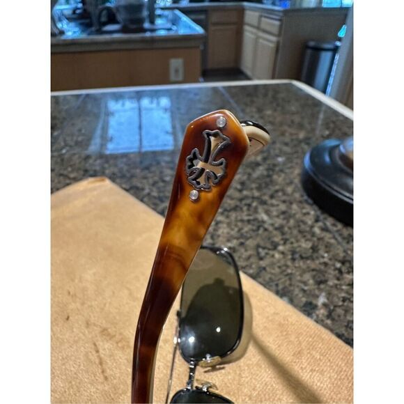 Men’s Chrome Hearts Boned Aviators - Picture 2 of 11